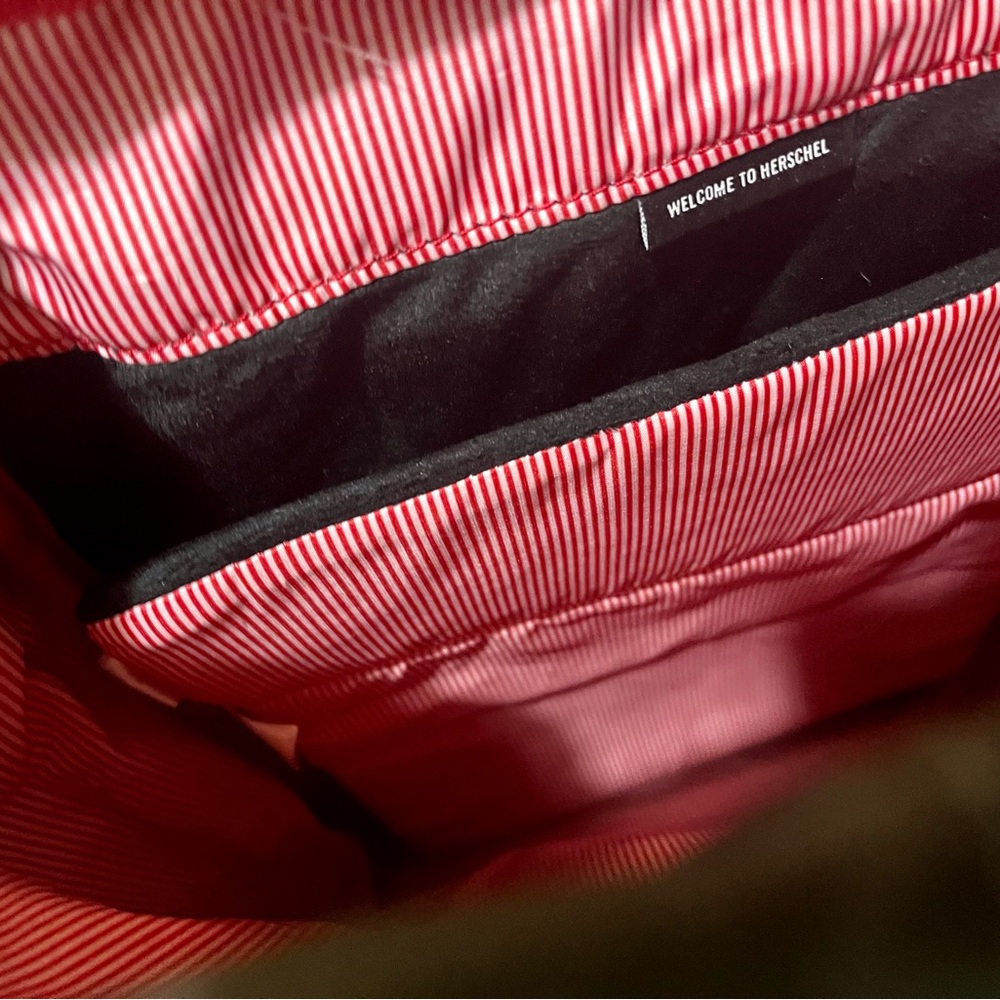 Herschel Supply Company Olive and Pink Salmon Backpack - Picture 13 of 16